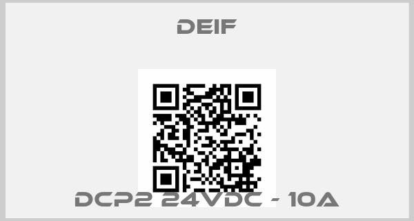 Deif-DCP2 24VDC - 10A