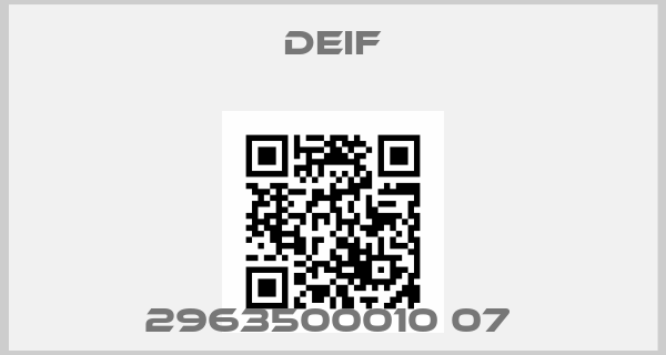 Deif-2963500010 07 