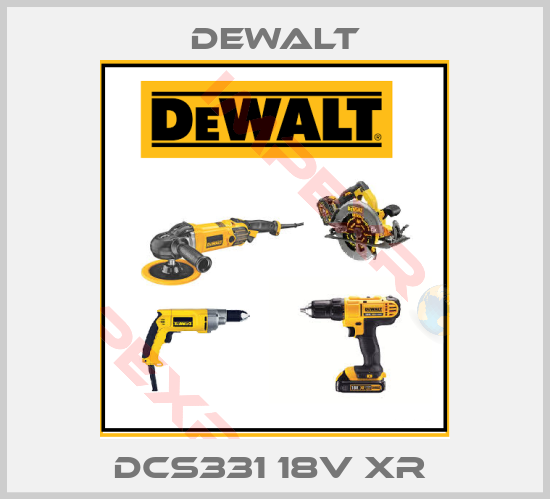 Dewalt-DCS331 18V XR 