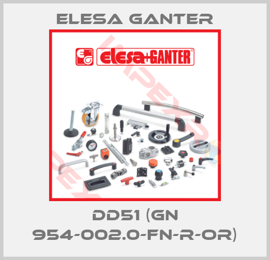 Elesa Ganter-DD51 (GN 954-002.0-FN-R-OR)