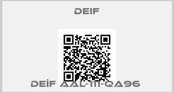 Deif-DEİF AAL-111-QA96 