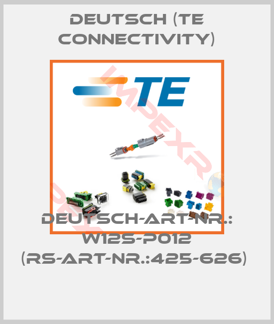 Deutsch (TE Connectivity)-Deutsch-Art-Nr.: W12S-P012 (RS-Art-Nr.:425-626) 