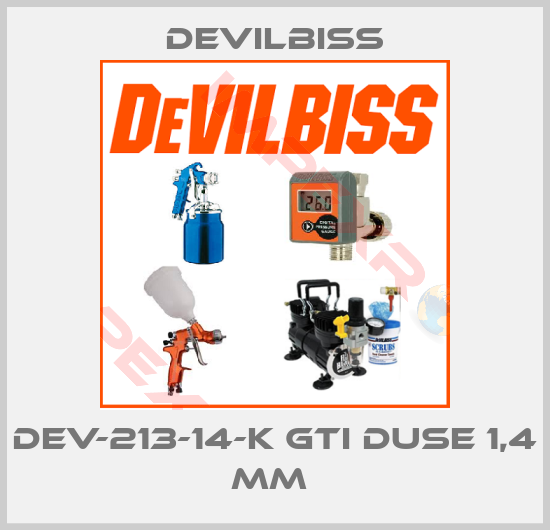 Devilbiss-DEV-213-14-K GTI DUSE 1,4 MM 