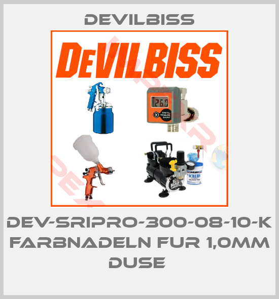 Devilbiss-DEV-SRIPRO-300-08-10-K FARBNADELN FUR 1,0MM DUSE 