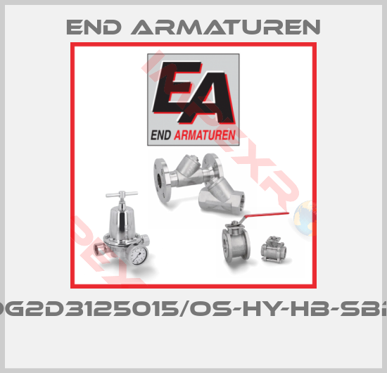 End Armaturen-DG2D3125015/OS-HY-HB-SBR 