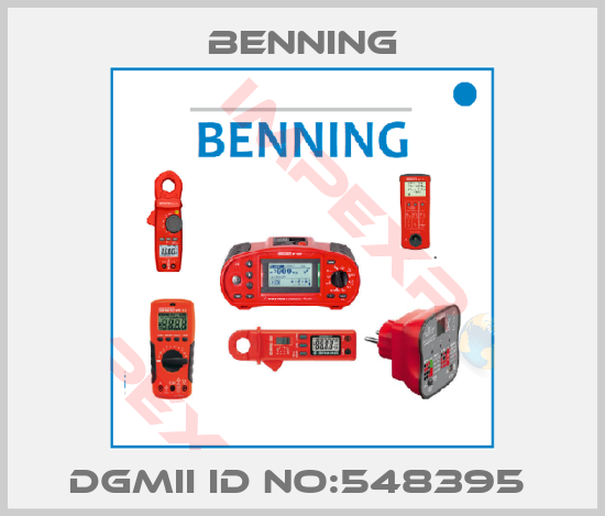 Benning-DGMII ID NO:548395 