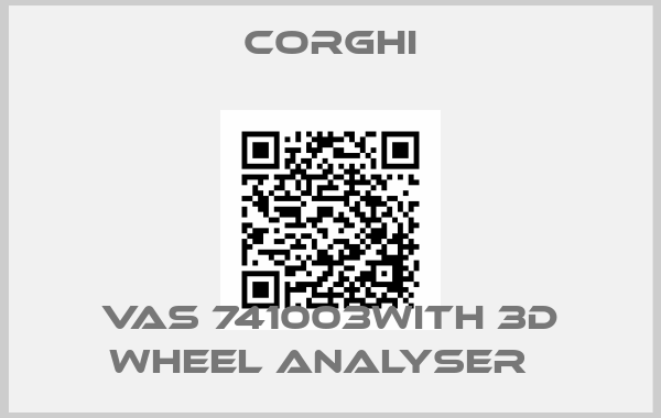 Corghi-VAS 741003with 3D wheel analyser  