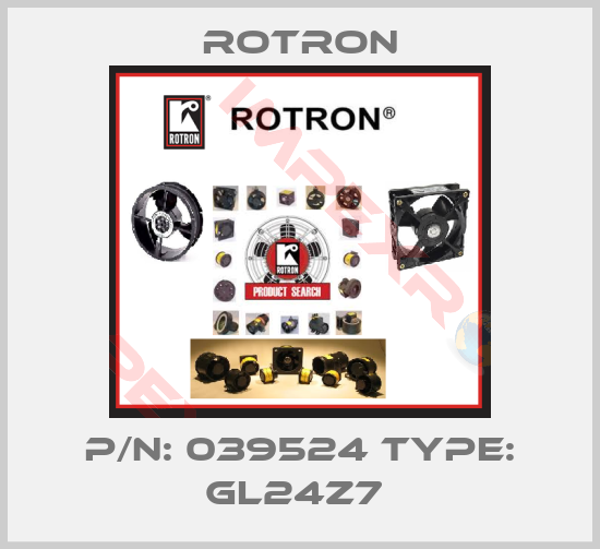 Rotron-P/N: 039524 Type: GL24Z7 