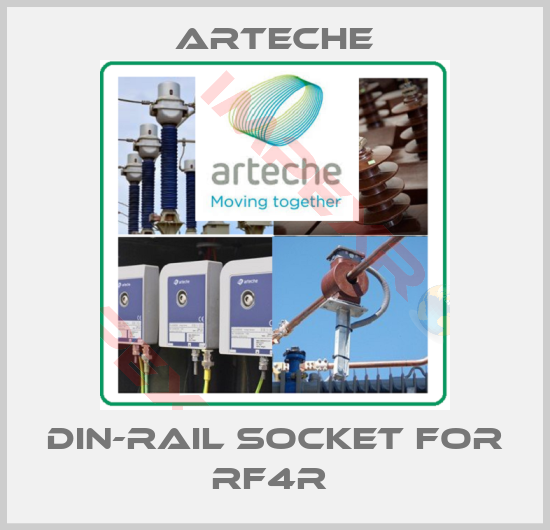 Arteche-DIN-RAIL SOCKET FOR RF4R 