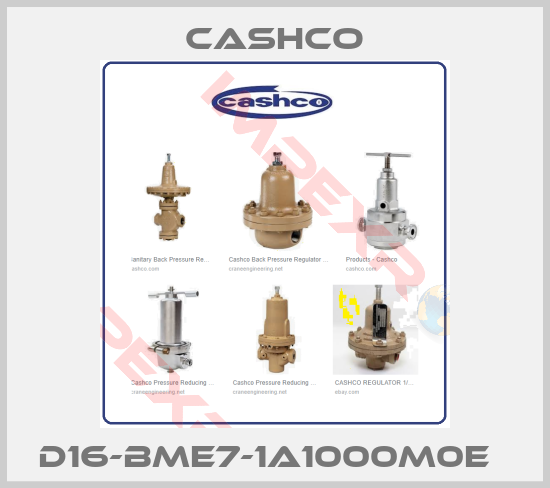 Cashco- D16-BME7-1A1000M0E  