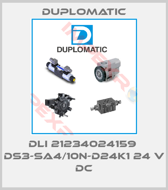 Duplomatic-DLI 21234024159  DS3-SA4/10N-D24K1 24 V DC