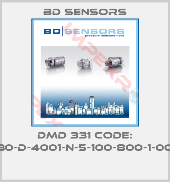 Bd Sensors-DMD 331 CODE: 730-D-4001-N-5-100-800-1-000 