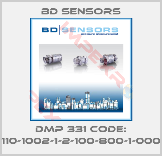 Bd Sensors-DMP 331 CODE: 110-1002-1-2-100-800-1-000