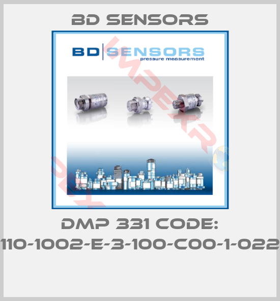 Bd Sensors-DMP 331 CODE: 110-1002-E-3-100-C00-1-022 