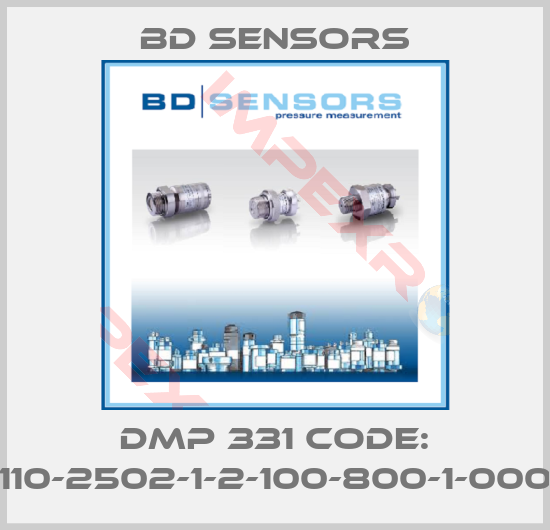 Bd Sensors-DMP 331 CODE: 110-2502-1-2-100-800-1-000