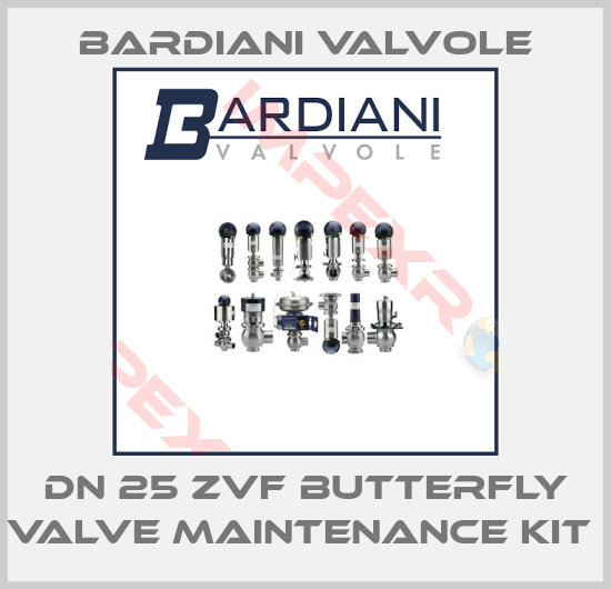 Bardiani Valvole-DN 25 ZVF BUTTERFLY VALVE MAINTENANCE KIT 