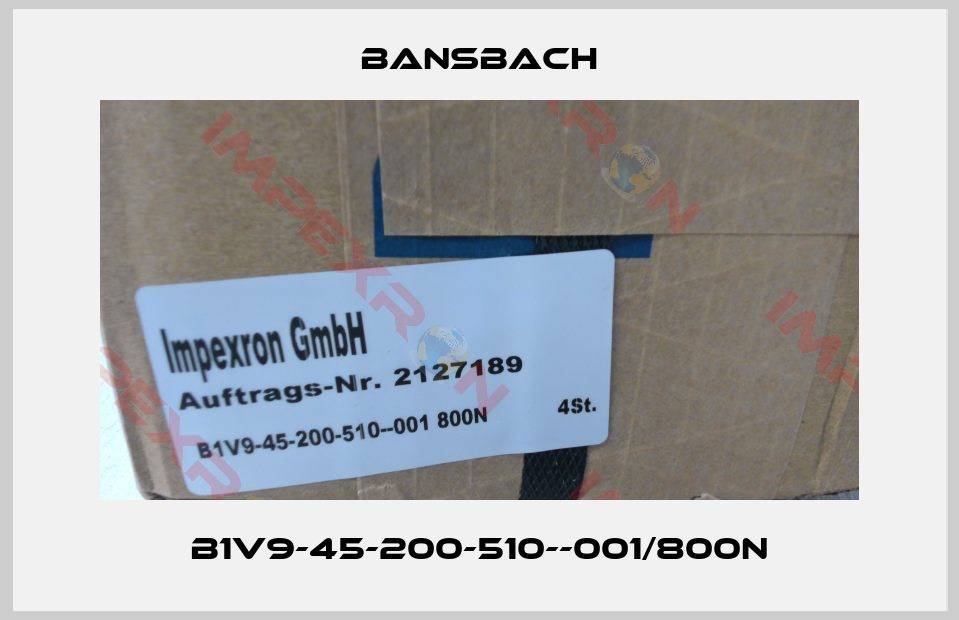 Bansbach-B1V9-45-200-510--001/800N