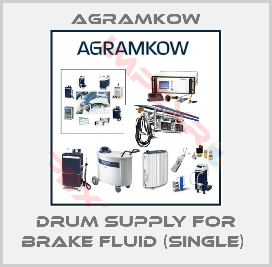 Agramkow-DRUM SUPPLY FOR BRAKE FLUID (SINGLE) 