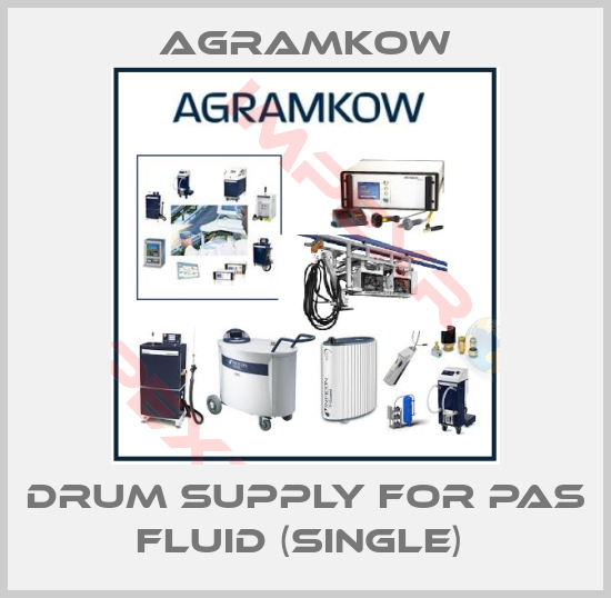 Agramkow-DRUM SUPPLY FOR PAS FLUID (SINGLE) 
