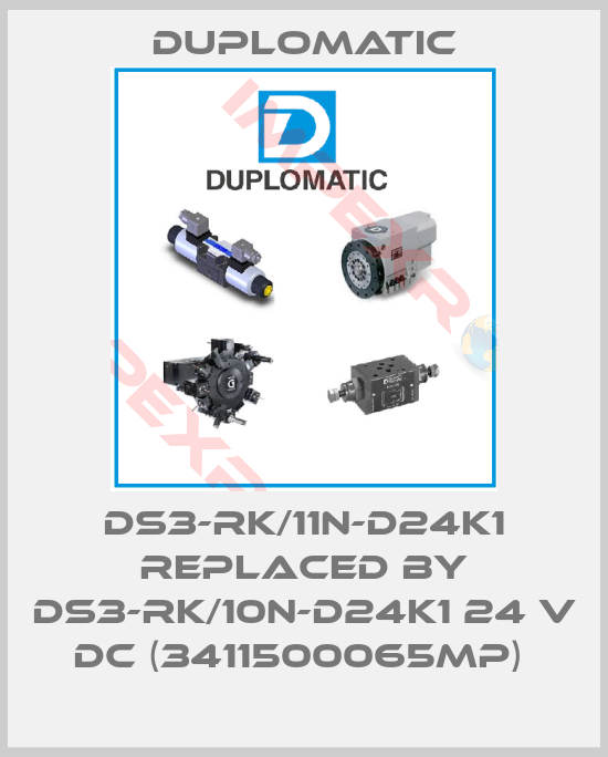 Duplomatic-DS3-RK/11N-D24K1 REPLACED BY DS3-RK/10N-D24K1 24 V DC (3411500065MP) 