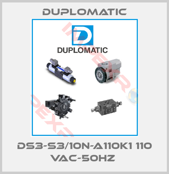 Duplomatic-DS3-S3/10N-A110K1 110 VAC-50HZ 