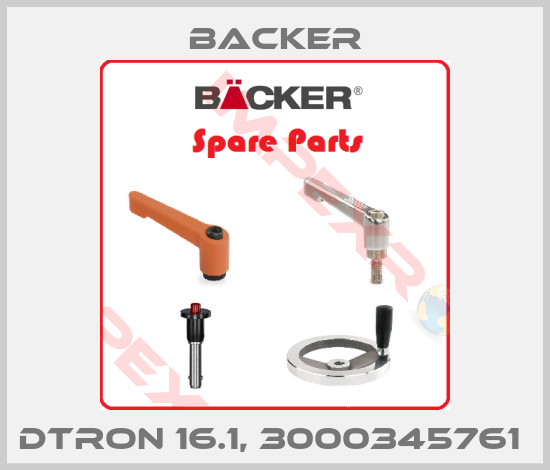 Backer-DTRON 16.1, 3000345761 