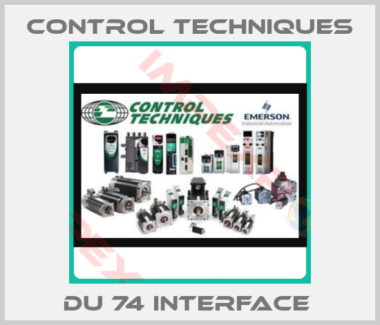 Control Techniques-DU 74 INTERFACE 
