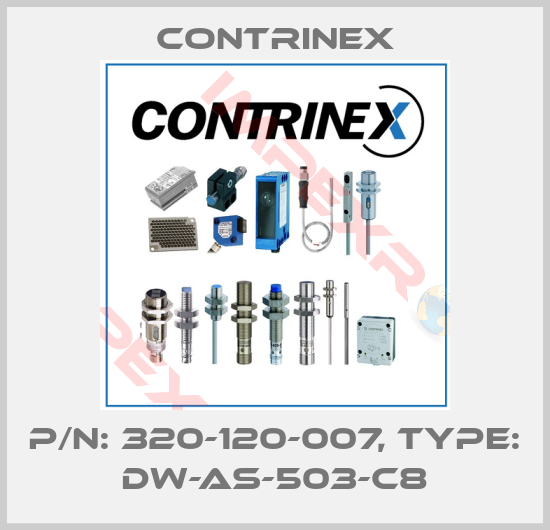 Contrinex-p/n: 320-120-007, Type: DW-AS-503-C8