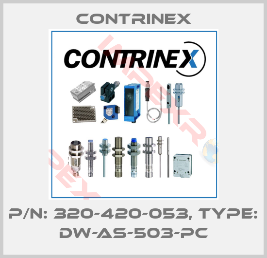 Contrinex-p/n: 320-420-053, Type: DW-AS-503-PC