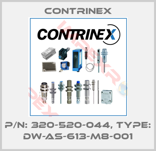 Contrinex-p/n: 320-520-044, Type: DW-AS-613-M8-001