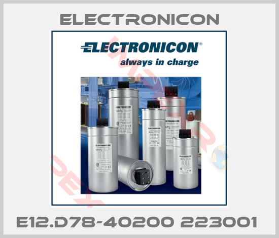 Electronicon-E12.D78-40200 223001 