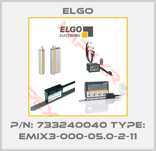 Elgo-P/N: 733240040 Type: EMIX3-000-05.0-2-11