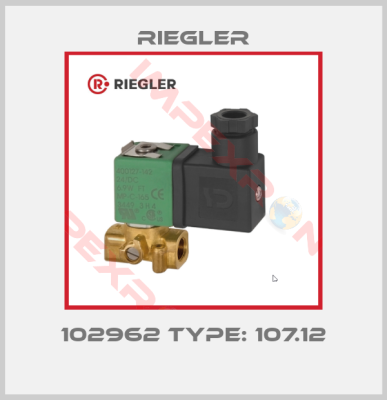 Riegler-102962 Type: 107.12
