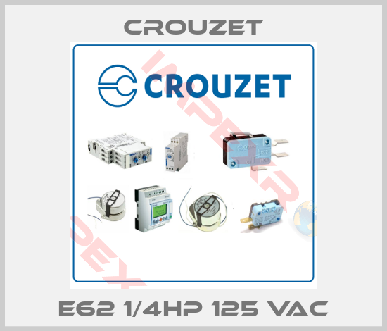 Crouzet-E62 1/4HP 125 VAC