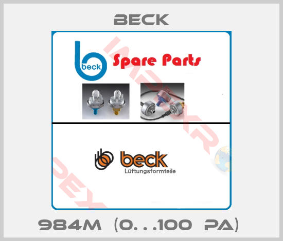 Beck-984M  (0…100  Pa) 