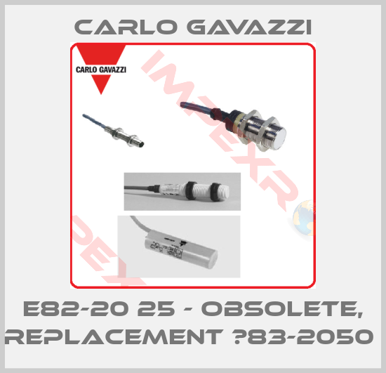 Carlo Gavazzi-E82-20 25 - OBSOLETE, REPLACEMENT Е83-2050 