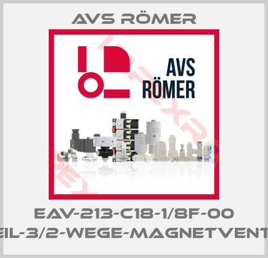 Avs Römer-EAV-213-C18-1/8F-00 TEIL-3/2-WEGE-MAGNETVENTIL