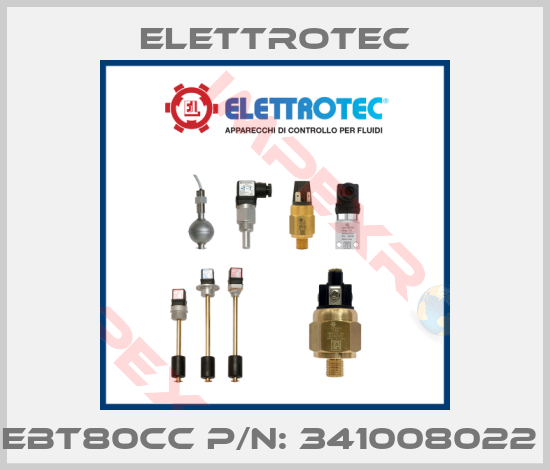Elettrotec-EBT80CC P/N: 341008022 