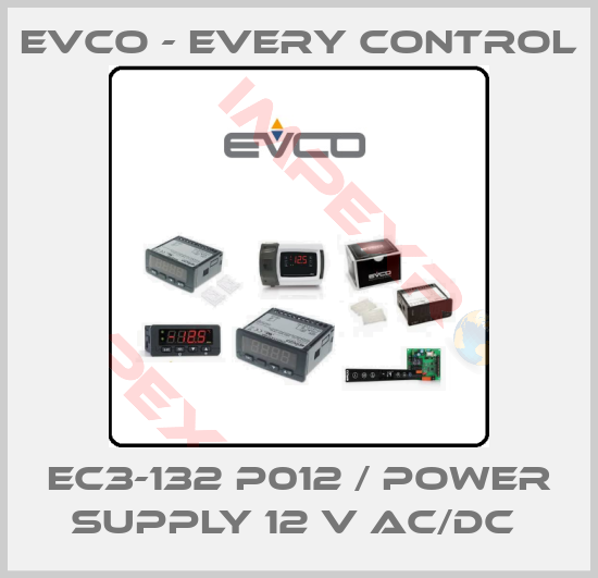 EVCO - Every Control-EC3-132 P012 / POWER SUPPLY 12 V AC/DC 