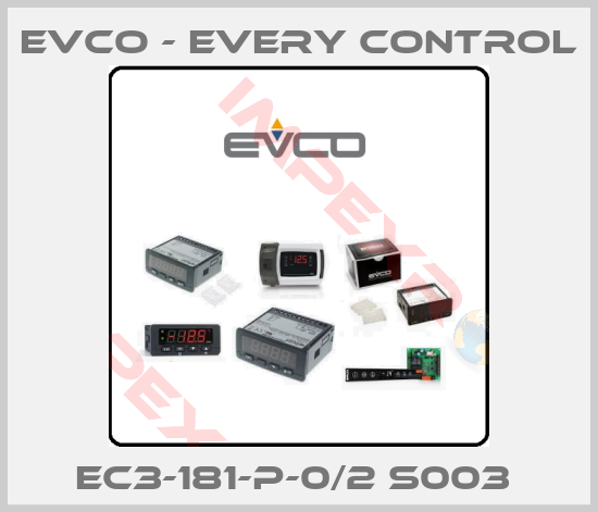 EVCO - Every Control-EC3-181-P-0/2 S003 