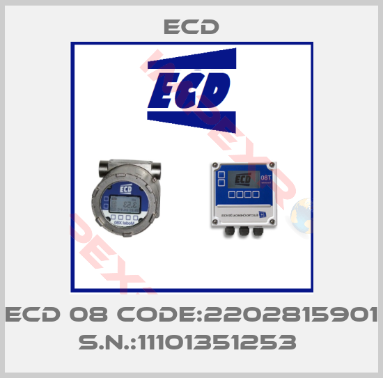 Ecd-ECD 08 CODE:2202815901 S.N.:11101351253 