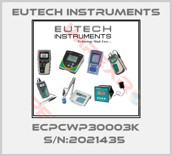 Eutech Instruments-ECPCWP30003K S/N:2021435 