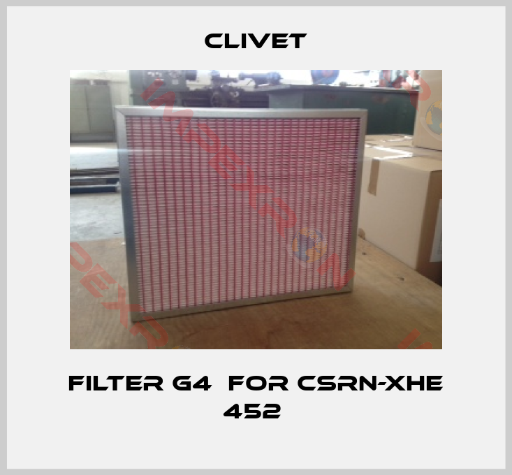 Clivet-Filter G4  for CSRN-XHE 452 