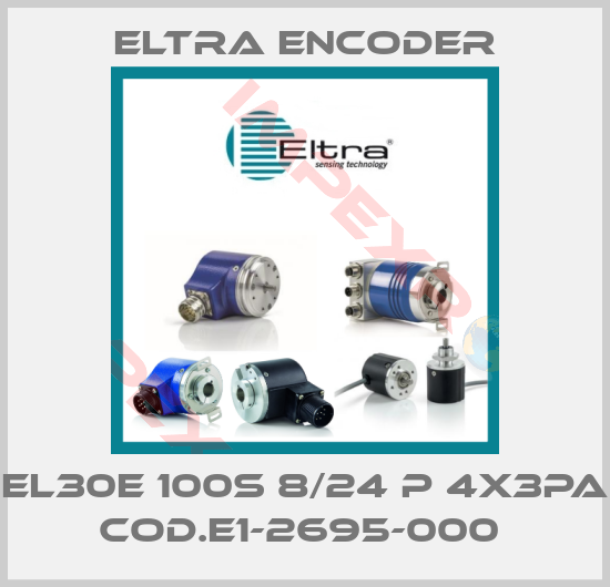 Eltra Encoder-EL30E 100S 8/24 P 4X3PA COD.E1-2695-000 