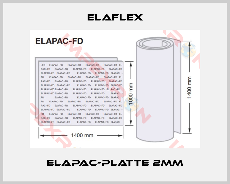 Elaflex-ELAPAC-Platte 2mm