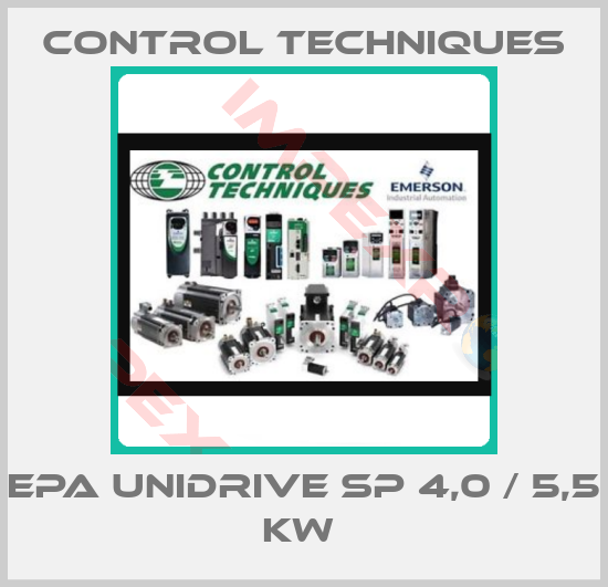 Control Techniques-EPA UNIDRIVE SP 4,0 / 5,5 KW 