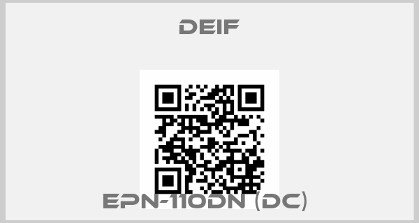 Deif-EPN-110DN (DC) 