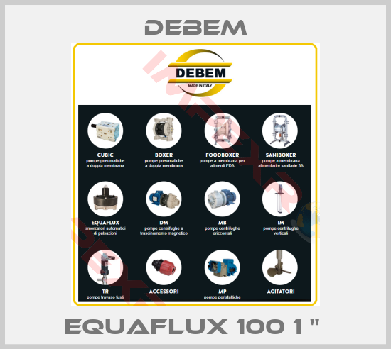 Debem-EQUAFLUX 100 1 " 