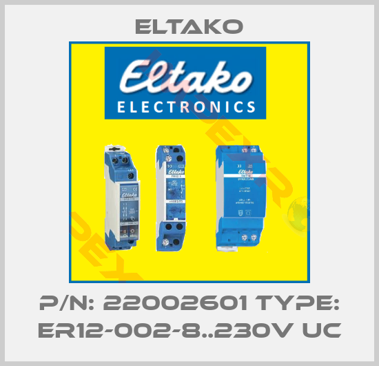 Eltako-P/N: 22002601 Type: ER12-002-8..230V UC