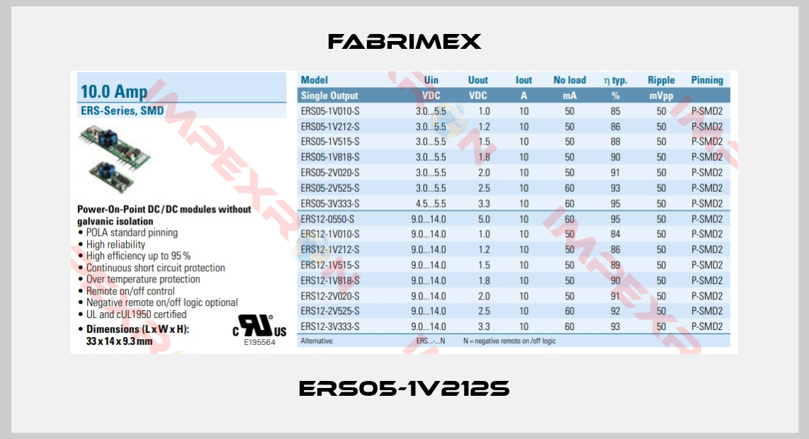 Fabrimex-ERS05-1V212S